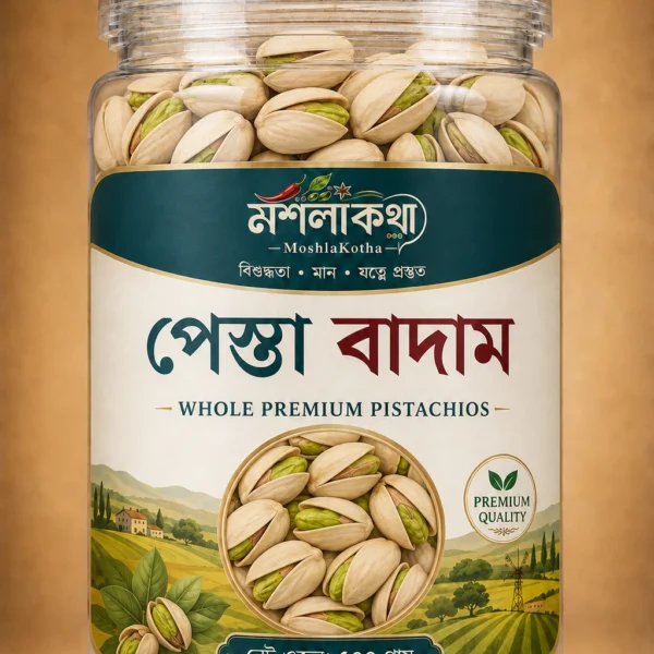 প্রিমিয়াম পেস্তা বাদাম ৫০০ গ্রাম জার